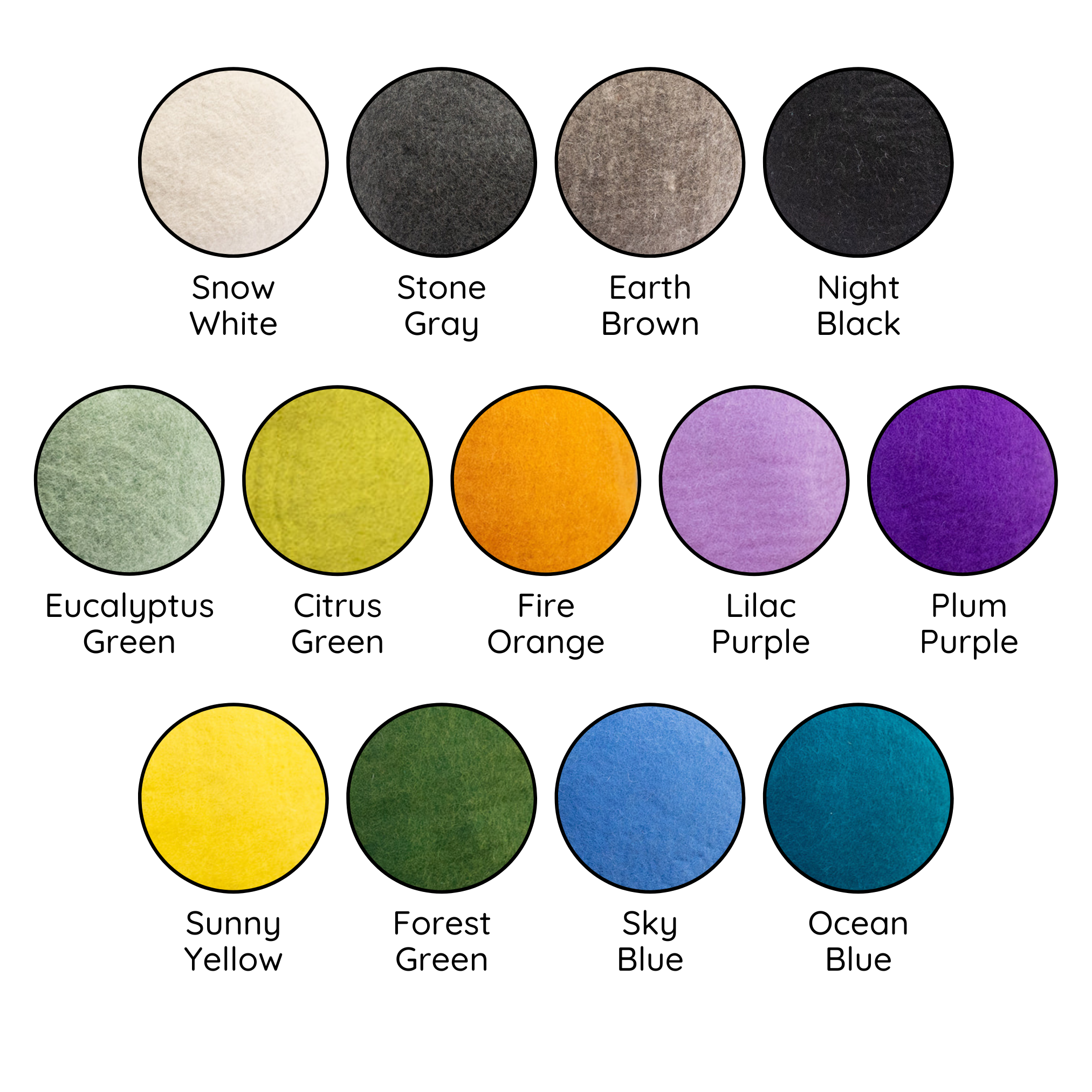 Felted Wool Fuzzy Cat Bed with Tail