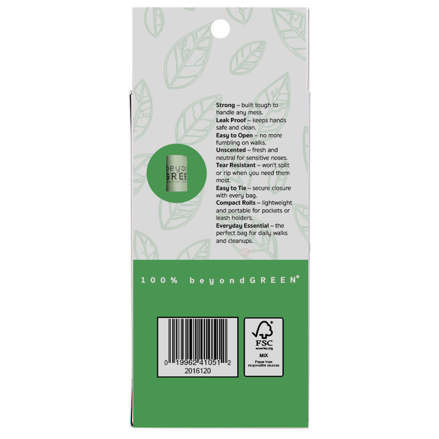 Compostable Dog Poop Bags - 120 Count