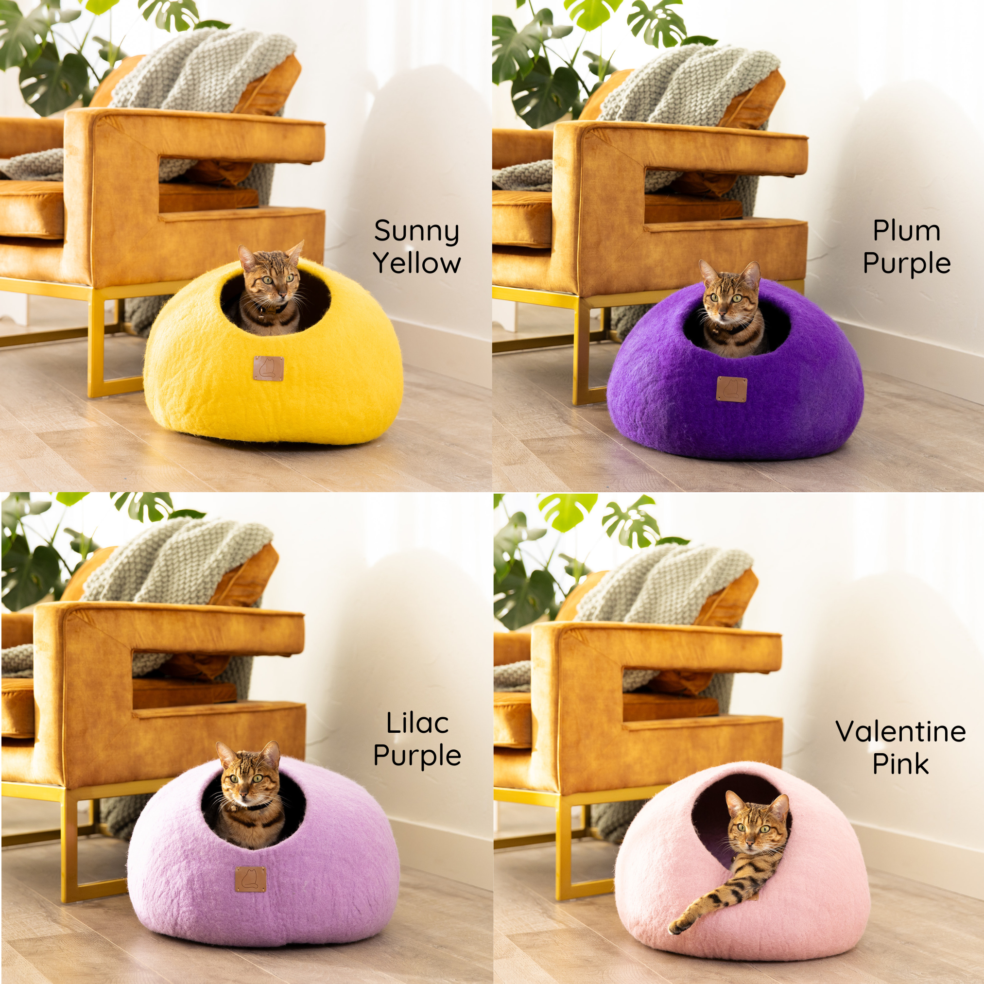 Organic Wool Cat Cave - Natural & Zero Waste
