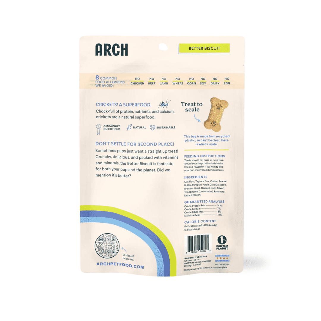 Better Biscuit - Hypoallergenic Dog Treats With Cricket Protein