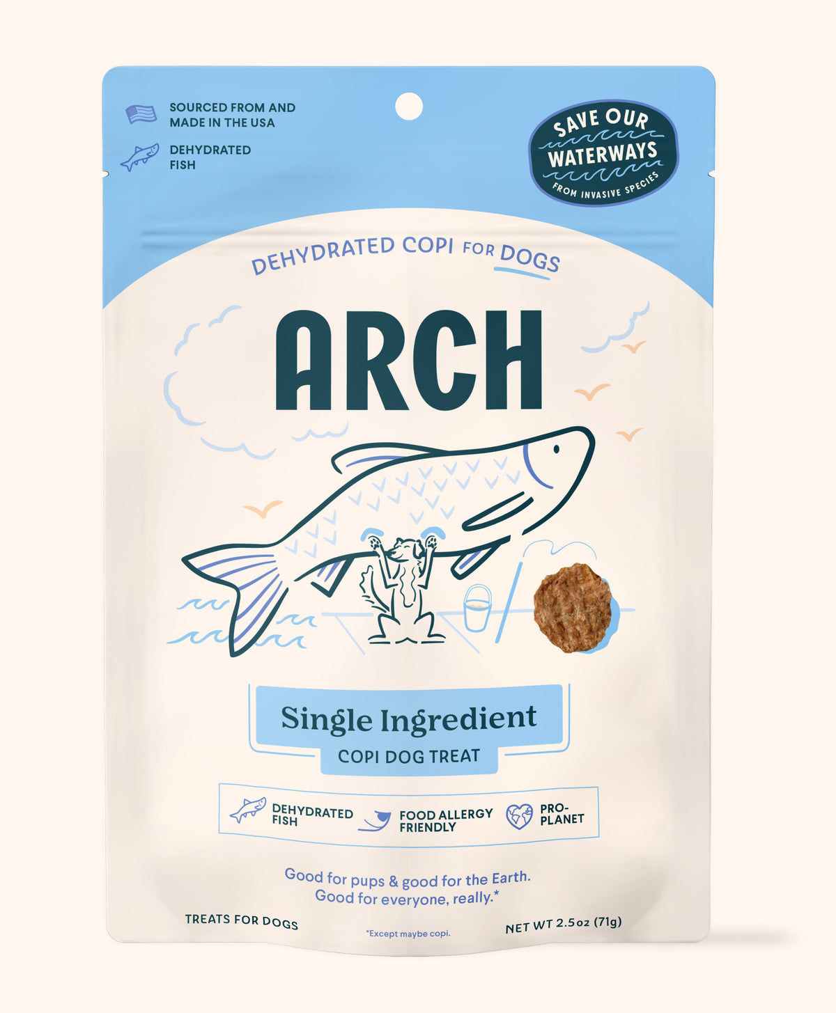 Hypoallergenic Treats for Dogs package from Arch Pet Food