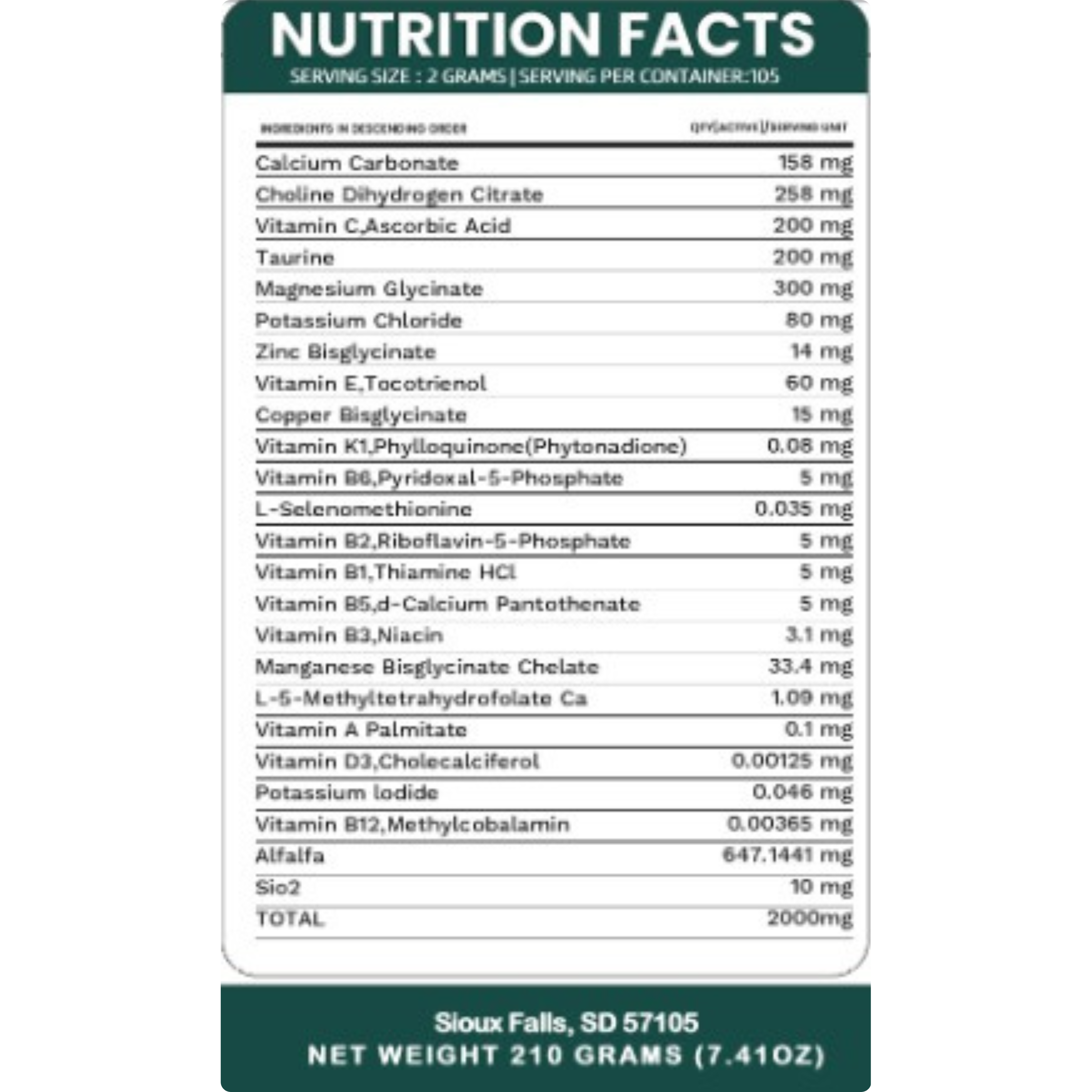 Holistic Homemade Dog and Cat Food Supplement + Multivitamin - Made for Beef & Pork Allergies