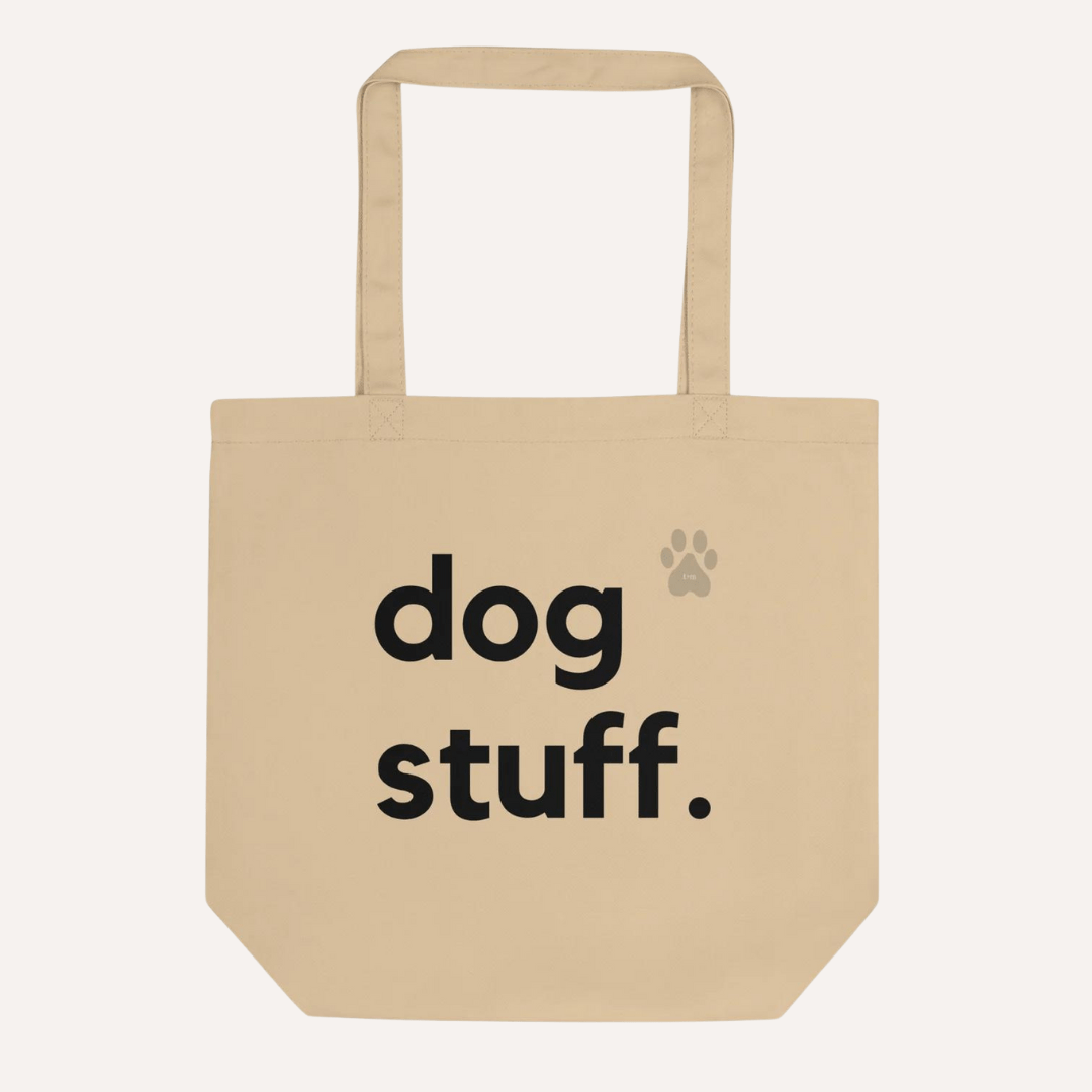 Organic Cotton Dog Lover Tote Bag - Dog Stuff