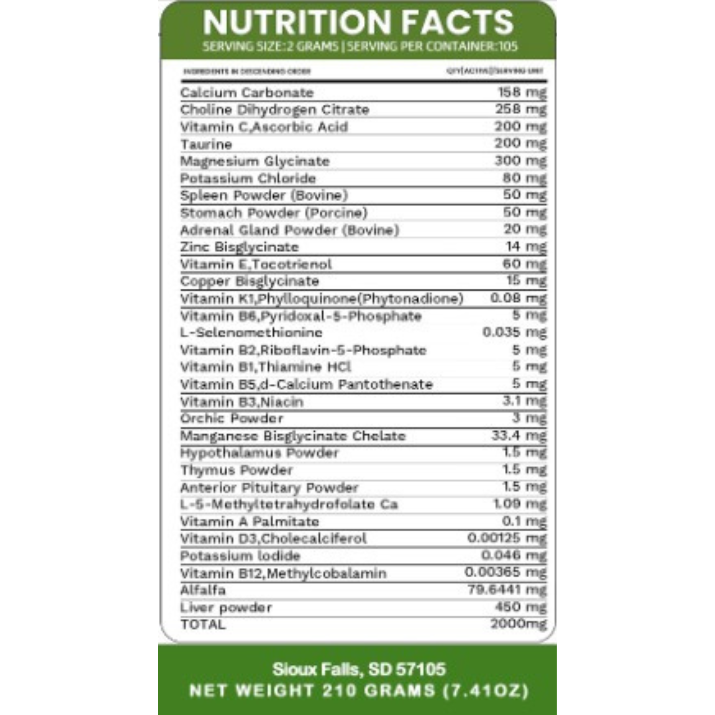 Holistic Homemade Dog and Cat Food Supplement + Multivitamin