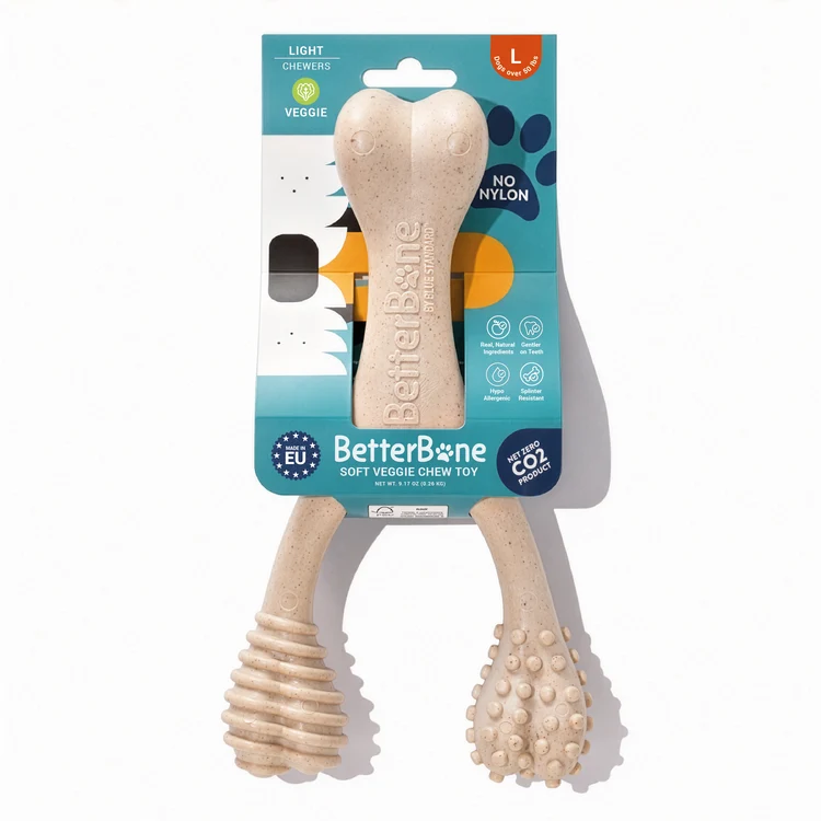 betterbone in size large, veggie flavor and light density.