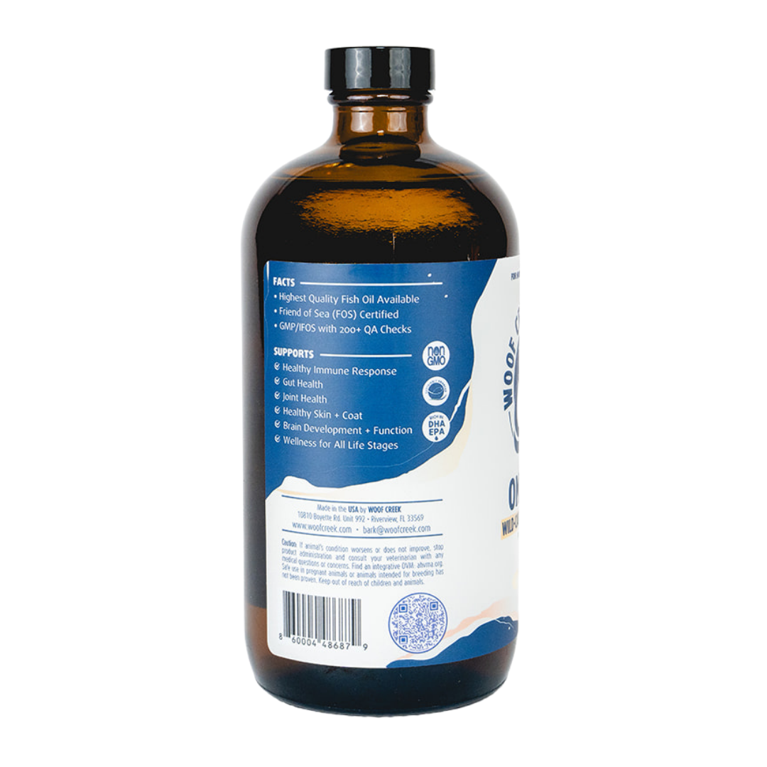 Omega-3 Ocean Fish Oil for Dogs + Cats