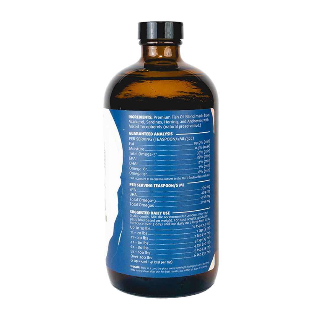 Omega-3 Ocean Fish Oil for Dogs + Cats