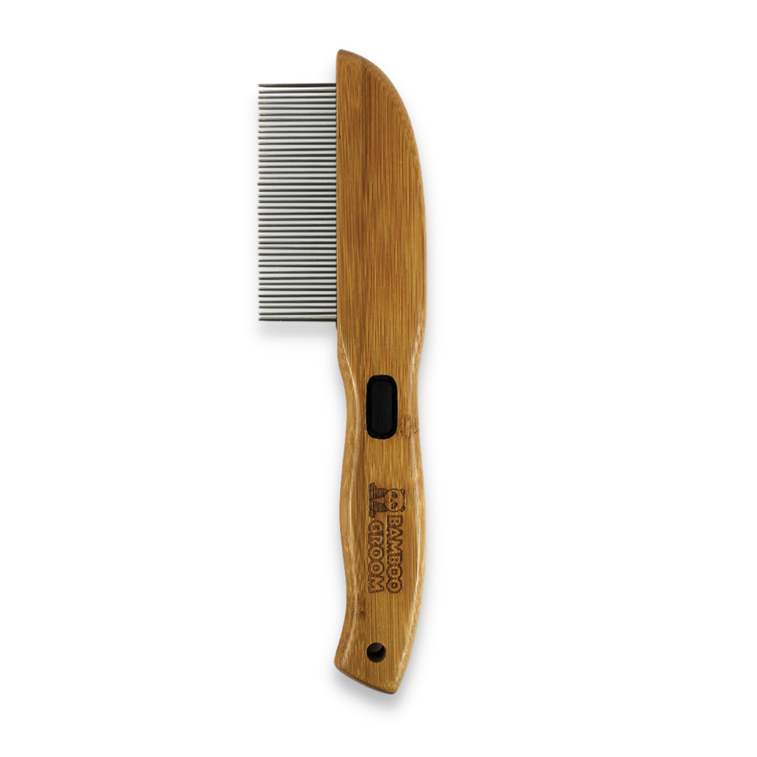 Pet Adventures Bamboo Groom Rotating Pin Comb