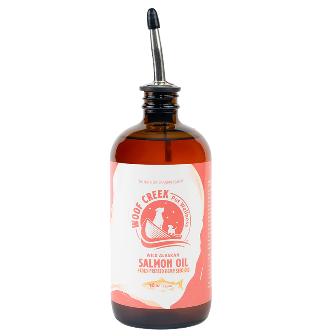 Wild Alaskan Salmon + Cold-Pressed Hemp Seed Oil for Dogs + Cats