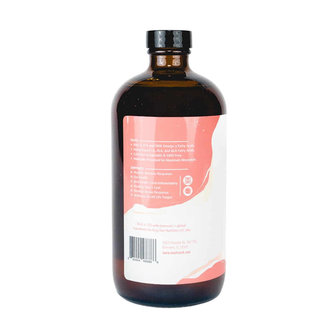 Wild Alaskan Salmon + Cold-Pressed Hemp Seed Oil for Dogs + Cats