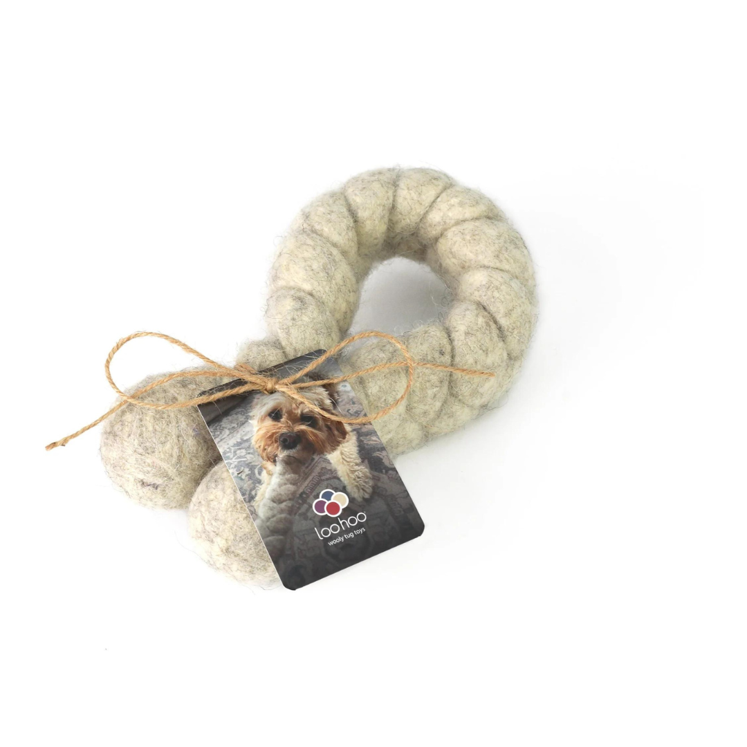 LooHoo Wool Tug Toy for Dogs | USA Farmed & Made