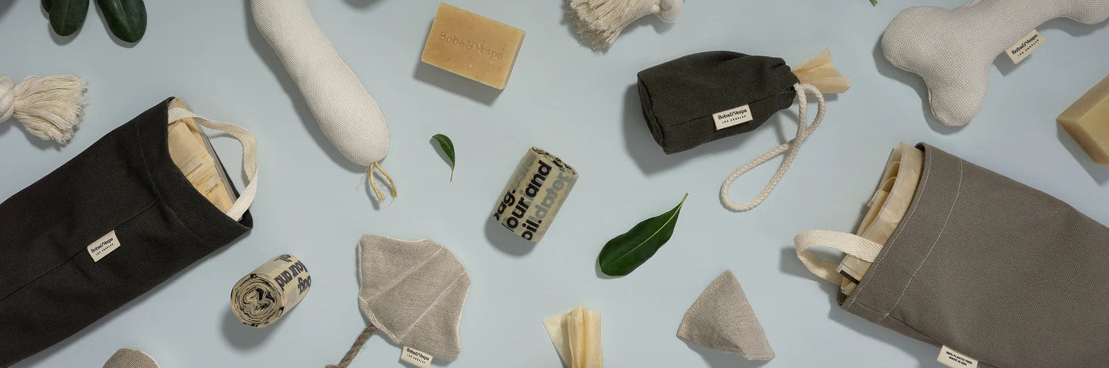 Boba and Vespa plastic free pet products