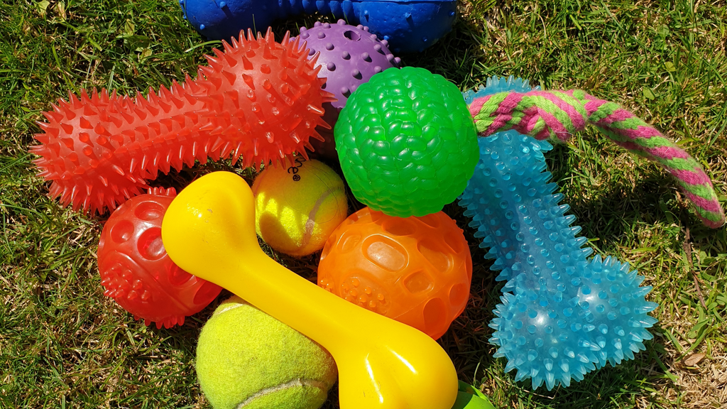 Dog toys online balls plastic