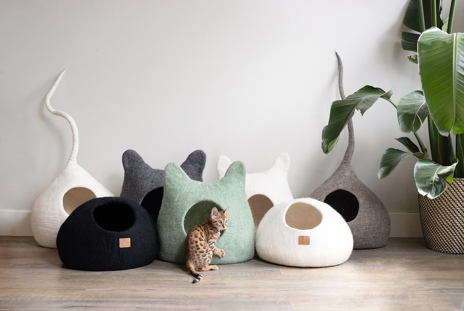 Organic Wool Cat Cave - Natural & Zero Waste
