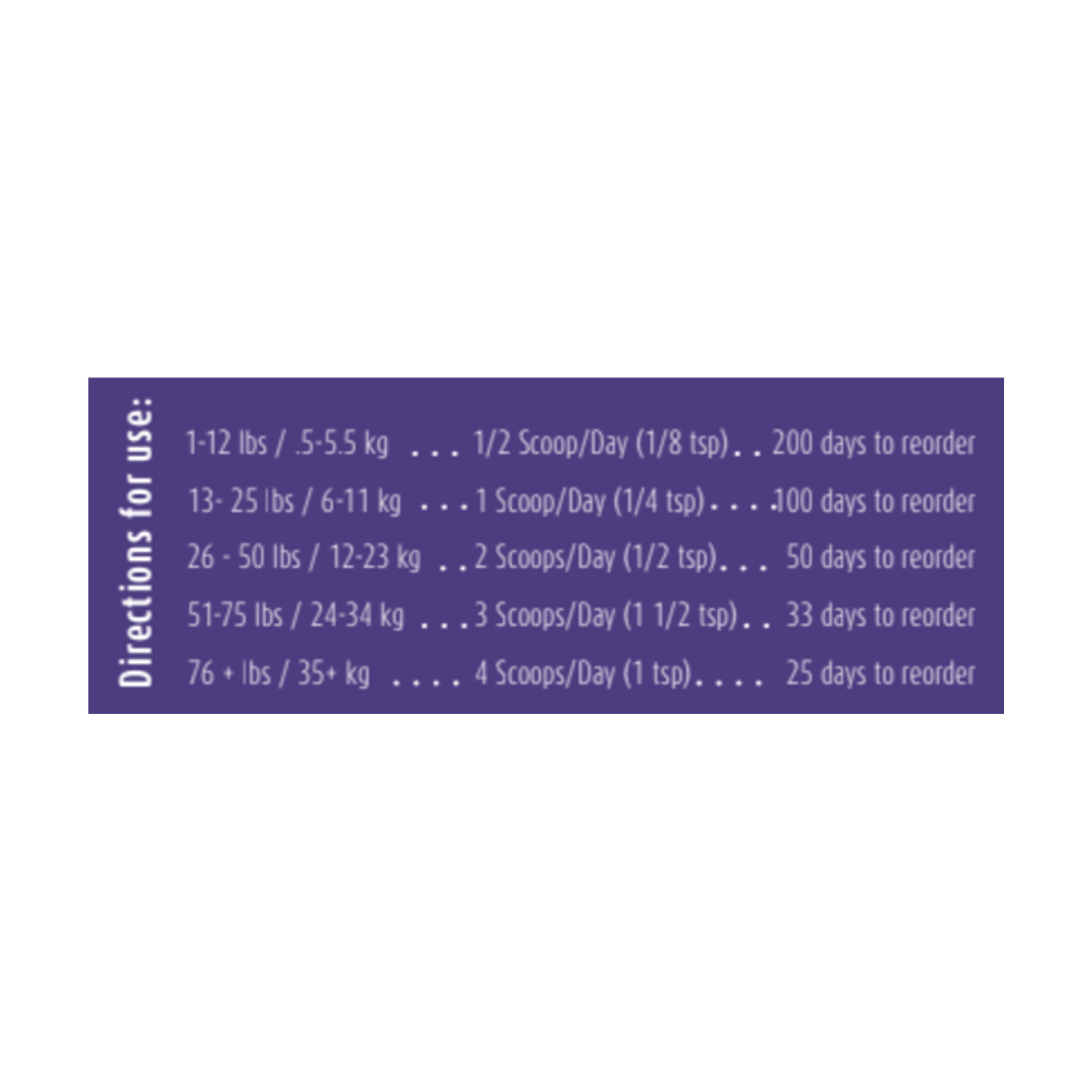 Directions for use label on a white background