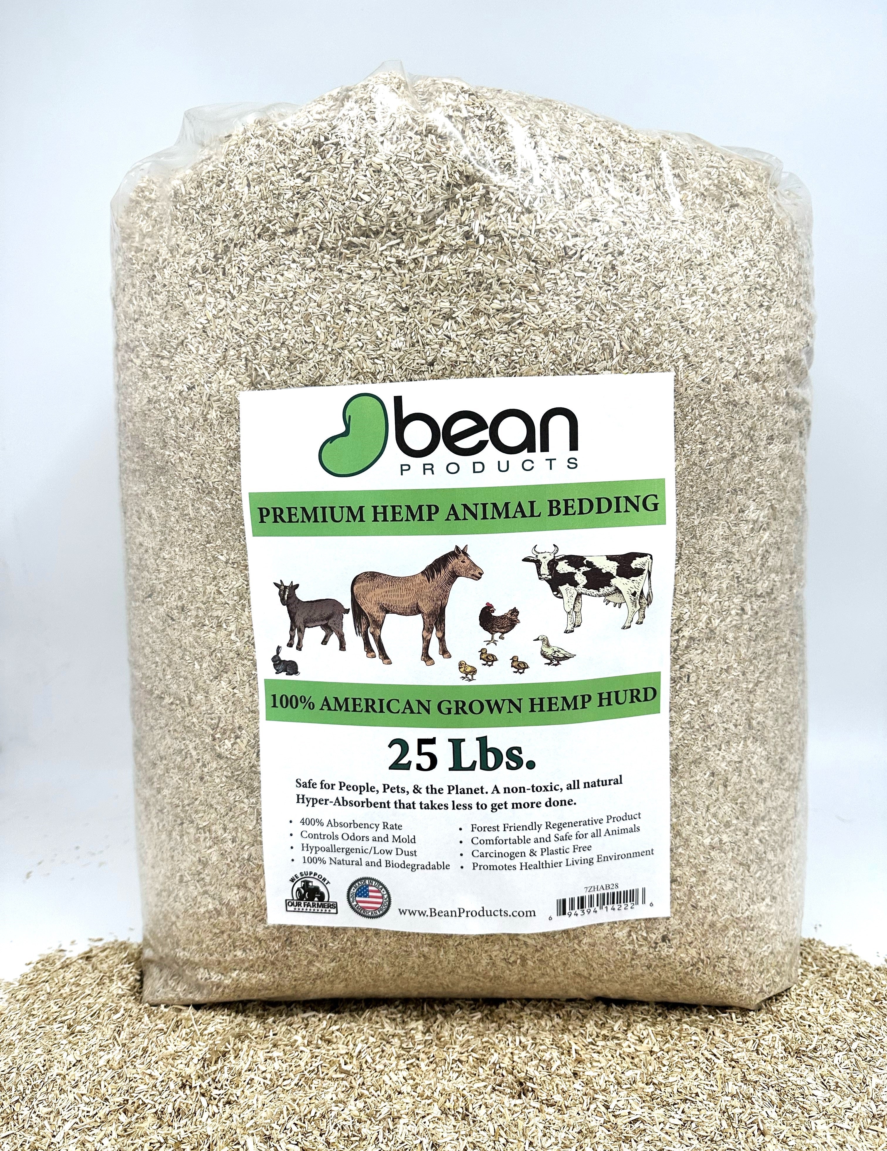 Natural Hemp Cat Litter - Non-Clumping, USA Made
