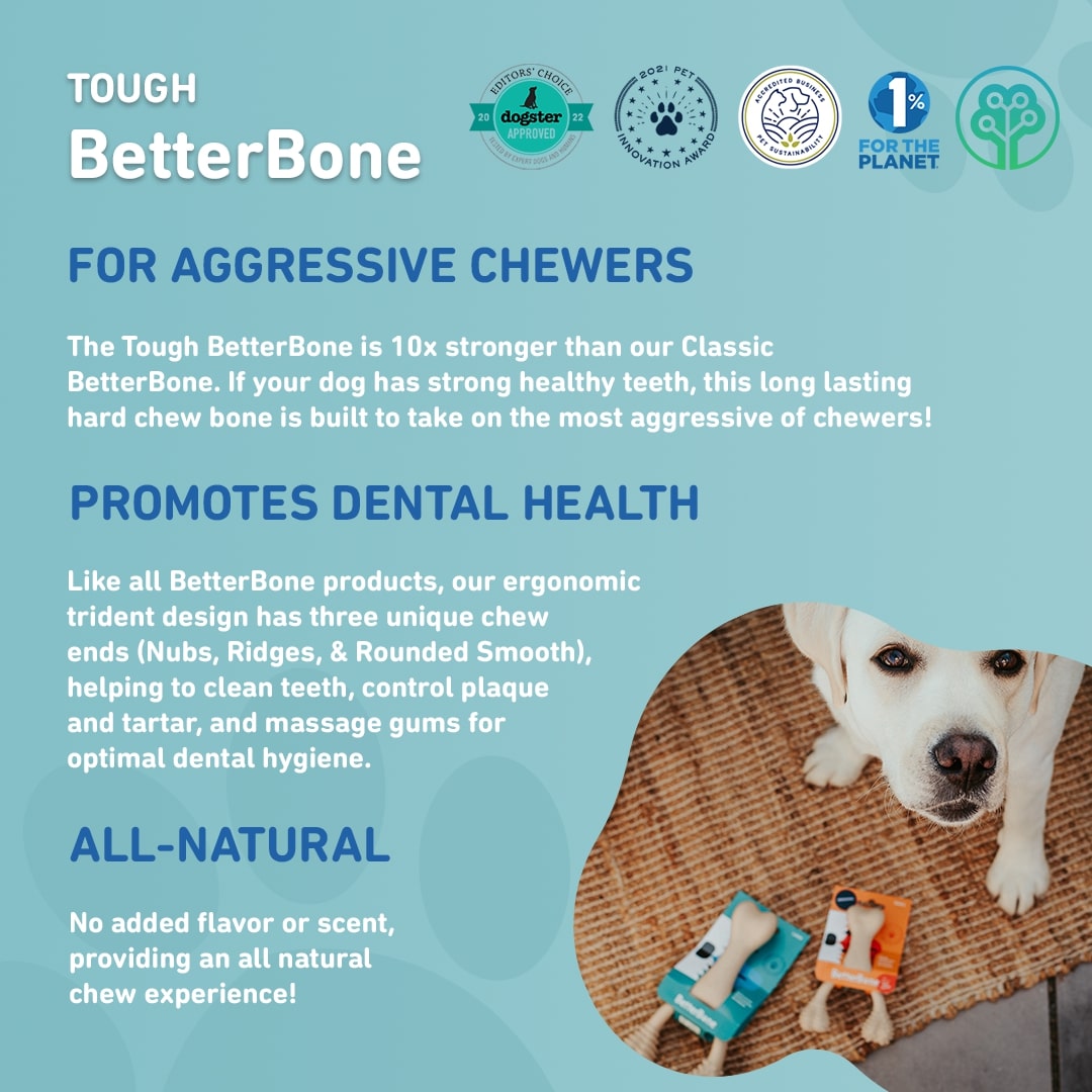 BetterBone HARD - Safe Bones For Aggressive Chewers