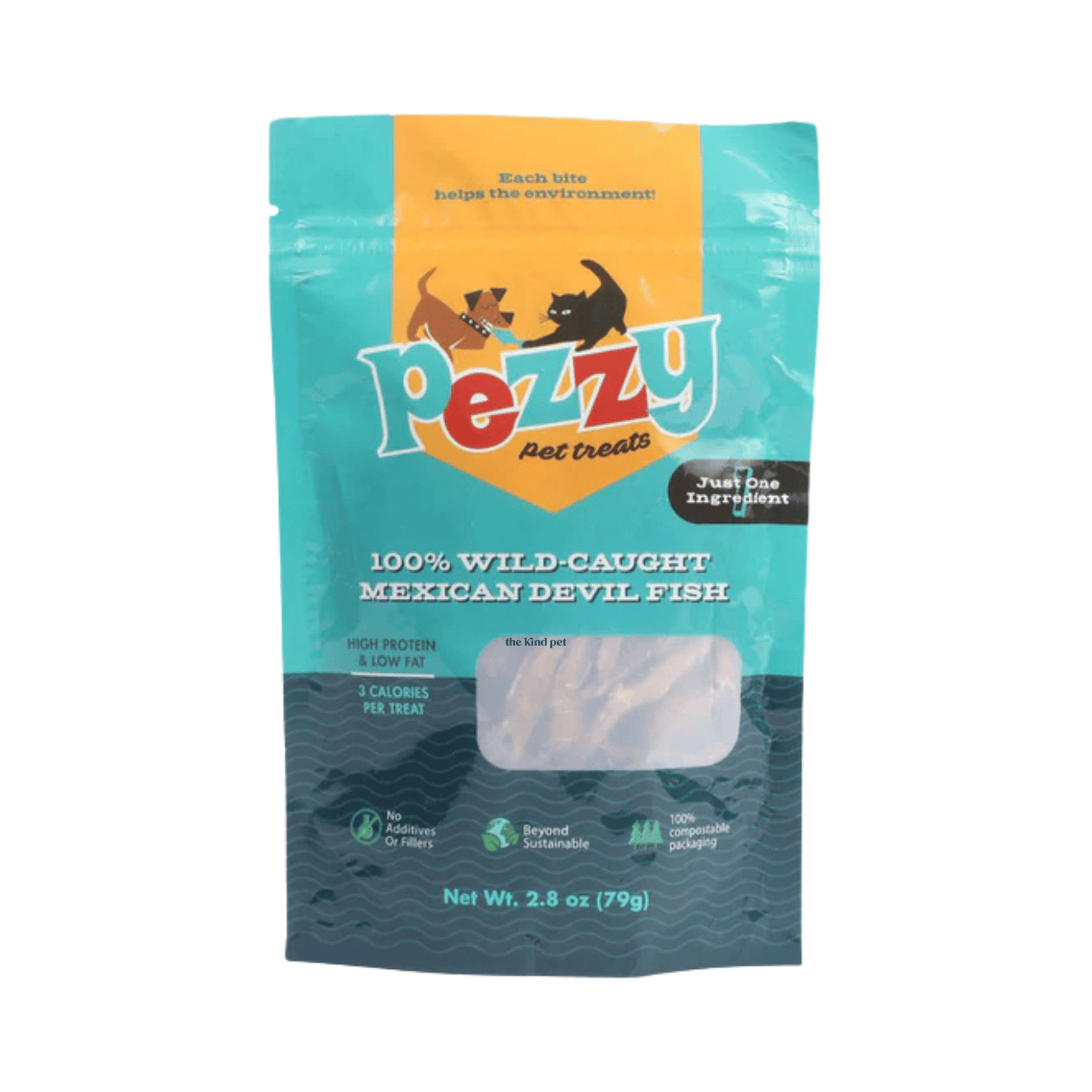 Devil Fish Dog Treat Strips - Single Ingredient Treat