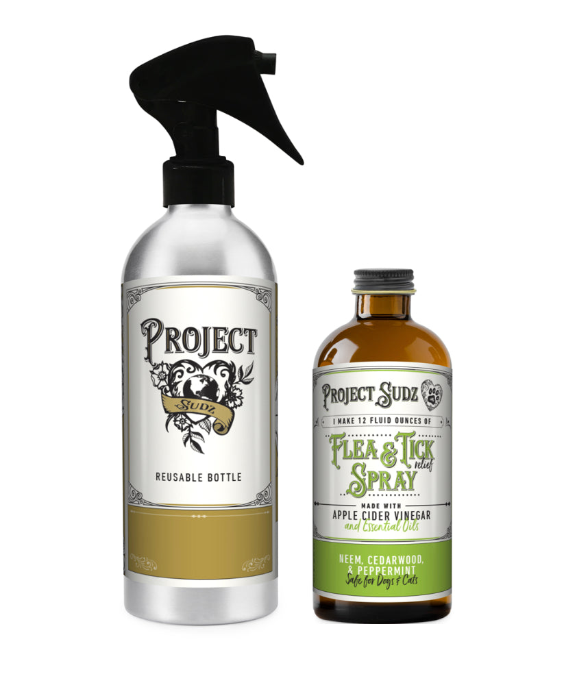Natural Flea and Tick Spray for Dogs