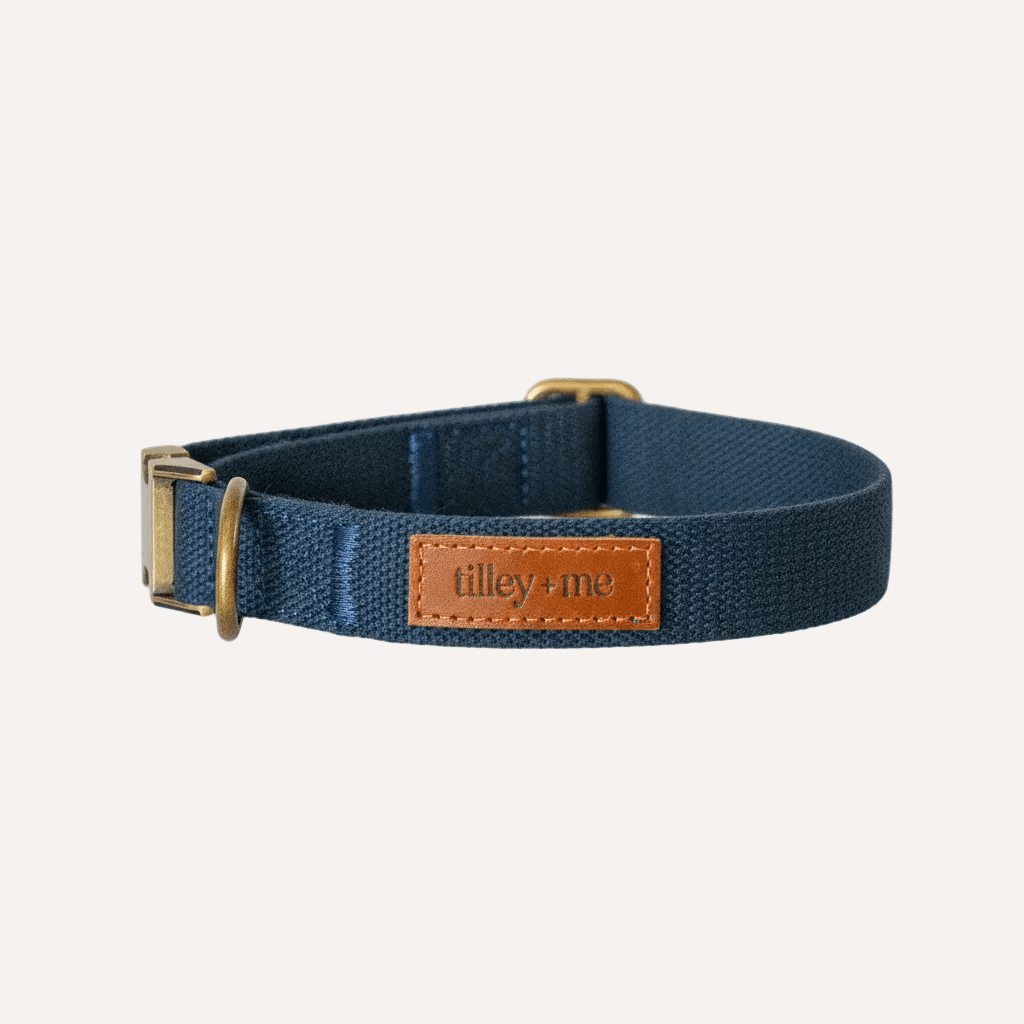 Cotton & Hemp Dog Collar | Adjustable Soft Fabric Dog Collar