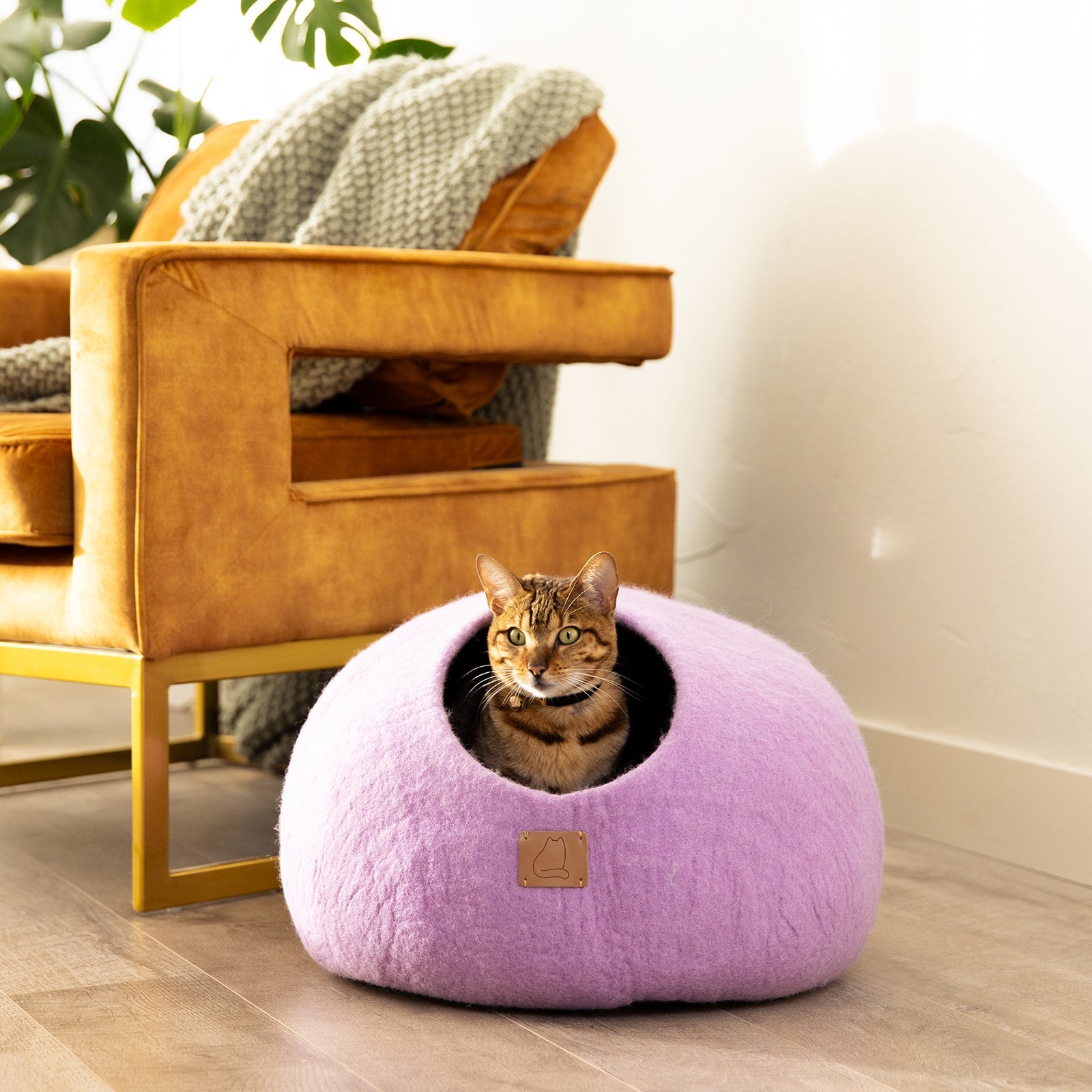 Organic Wool Cat Cave - Natural & Zero Waste