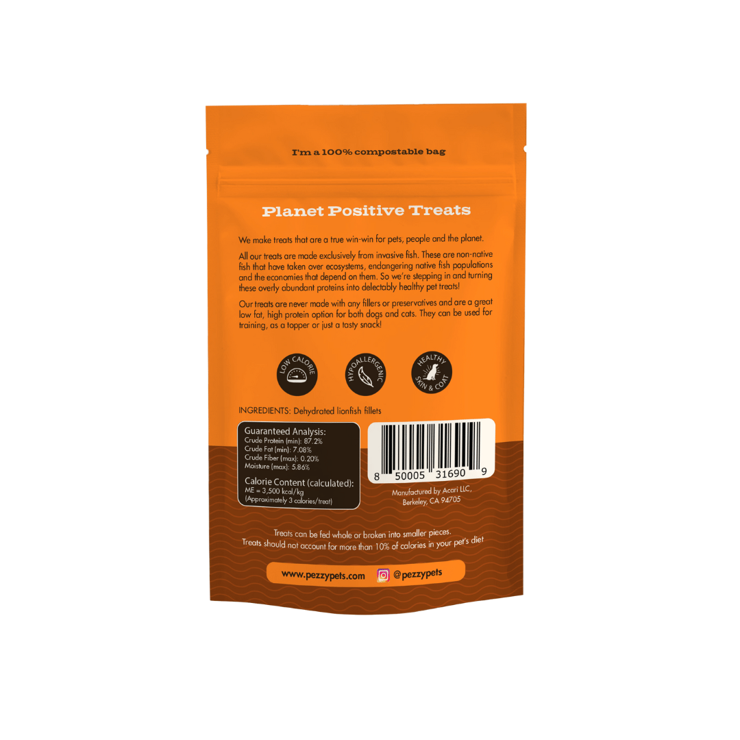 Lionfish Dog Treats - Single Ingredient
