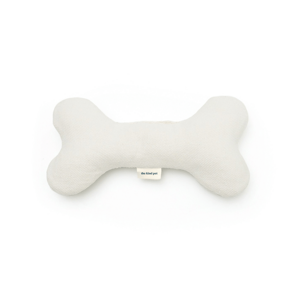 Plush Hemp Dog Toy Bone for Gentle Chewers | Boba & Vespa