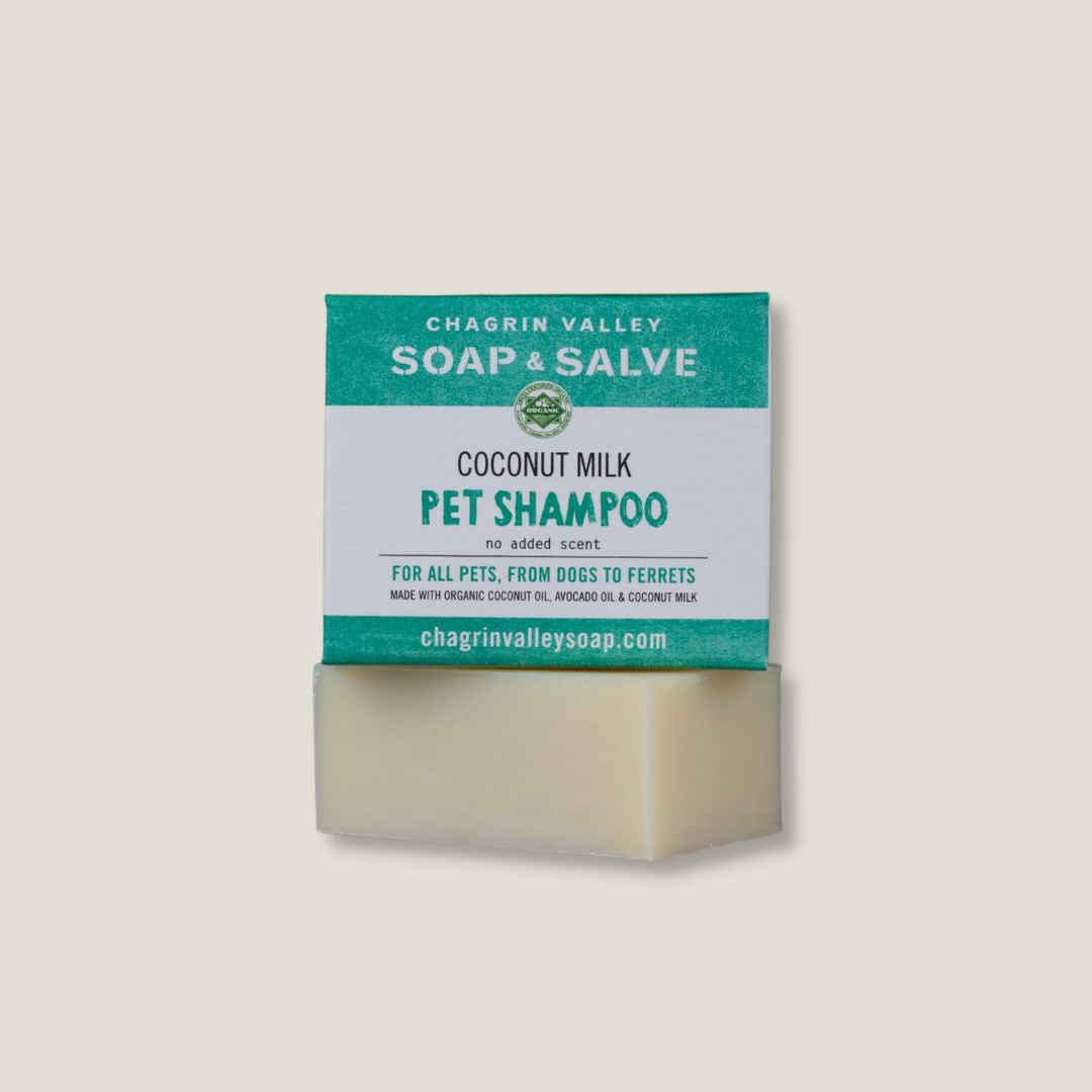 Organic Natural Pet Shampoo Bar with Coconut Oil | Zero Waste