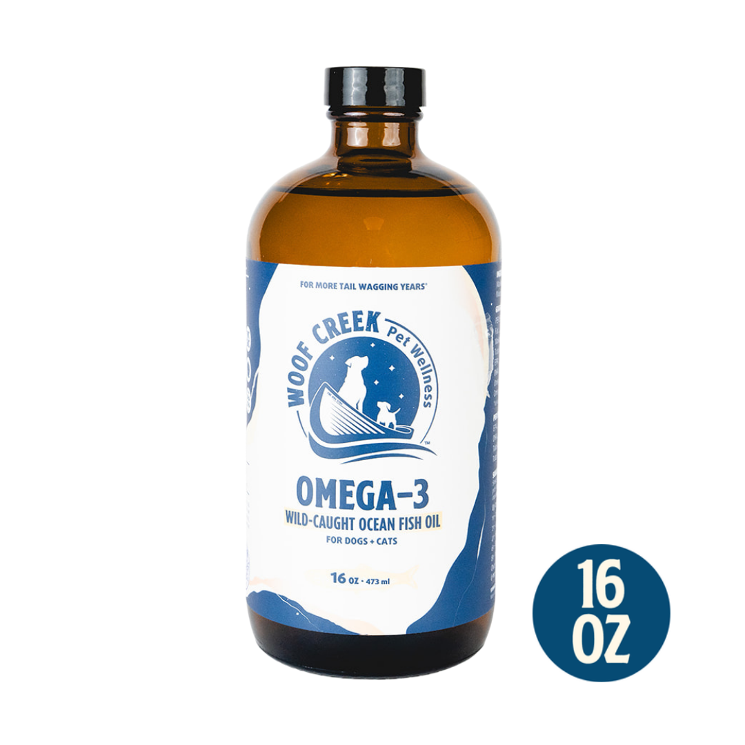 Omega-3 Ocean Fish Oil for Dogs + Cats