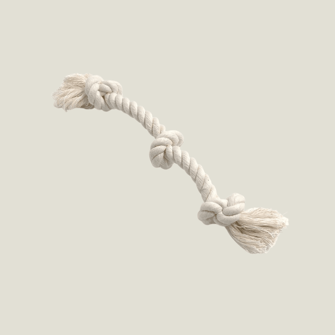 Long Organic Cotton Rope Dog Toy