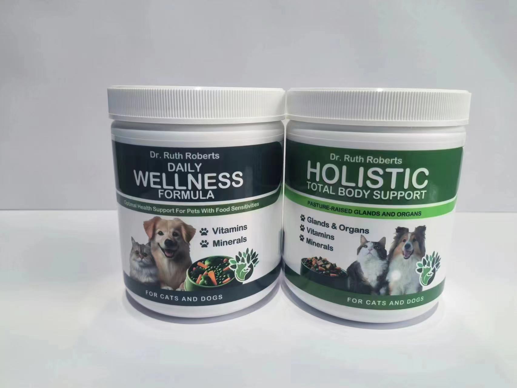 Holistic Homemade Dog and Cat Food Supplement + Multivitamin - Made for Beef & Pork Allergies