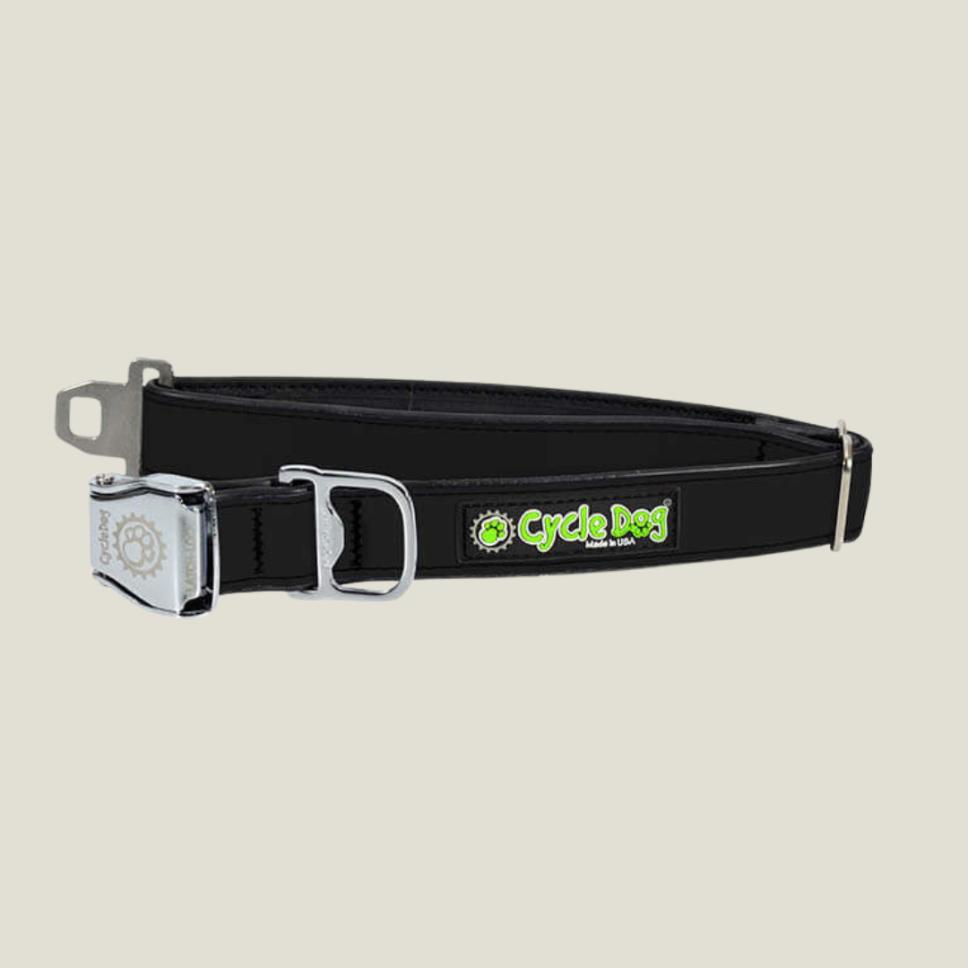 Upcycled Dog Collar black