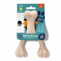betterbone in size small, light density and veggie flavor on white background.