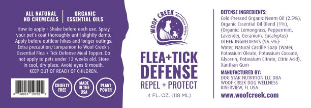 Organic Flea + Tick Spray for Dogs + Cats