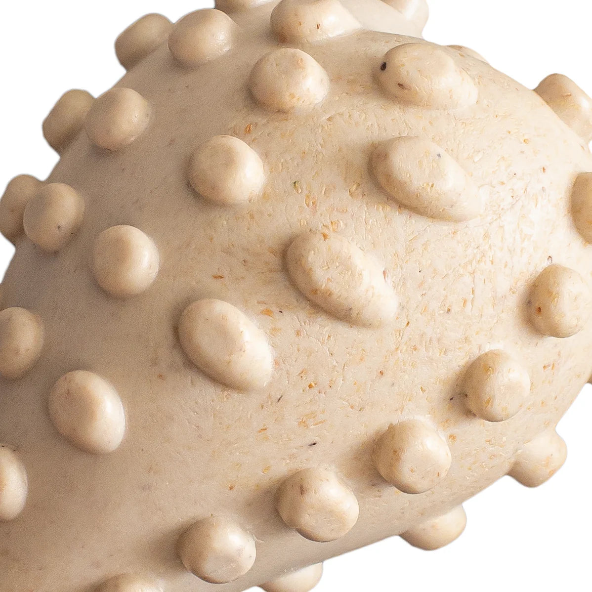 close up of the textured end of betterbone soft, the best chew toys for puppies