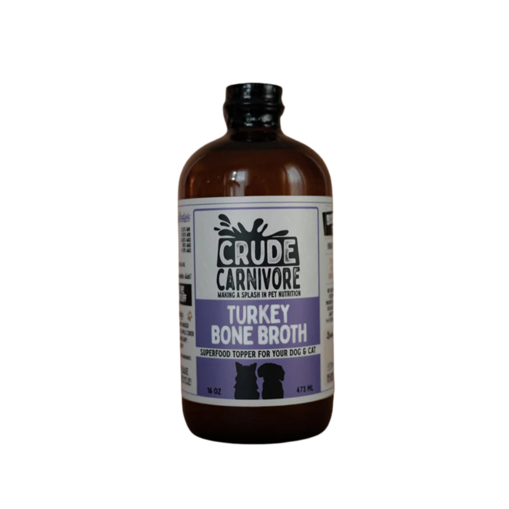 Turkey Bone Broth for Dogs | Crude Carnivore
