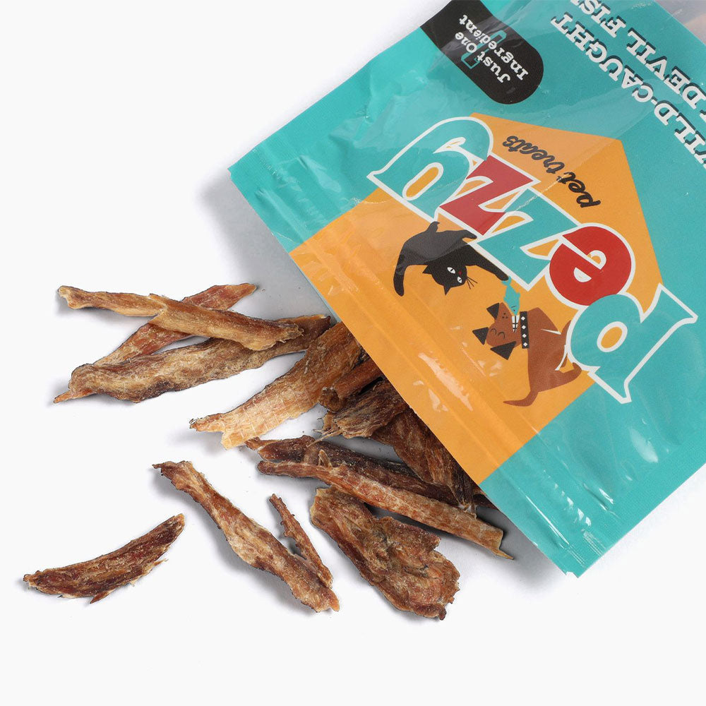 Wild Caught Invasive Devil Fish Dog & Cat Treat Strips - Single Ingred