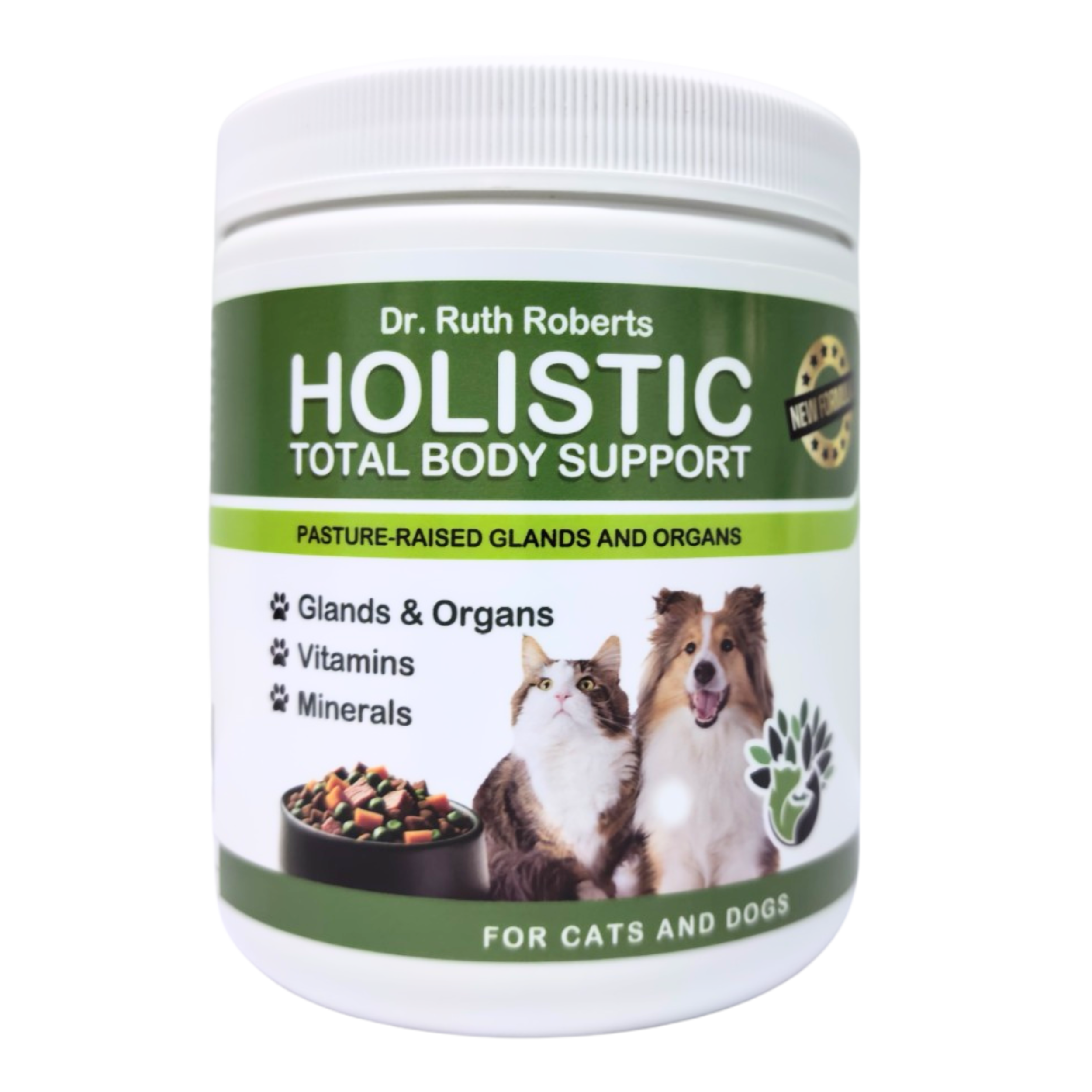 Holistic Homemade Dog and Cat Food Supplement + Multivitamin