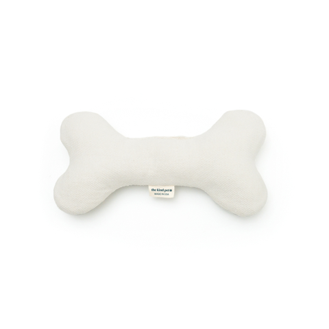 Hemp Dog Bone Toy for Gentle Chewers