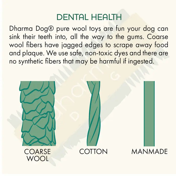 Distinctly Himalayan Dog Ring Toy in Wool (Single)