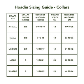 collar sizing guide